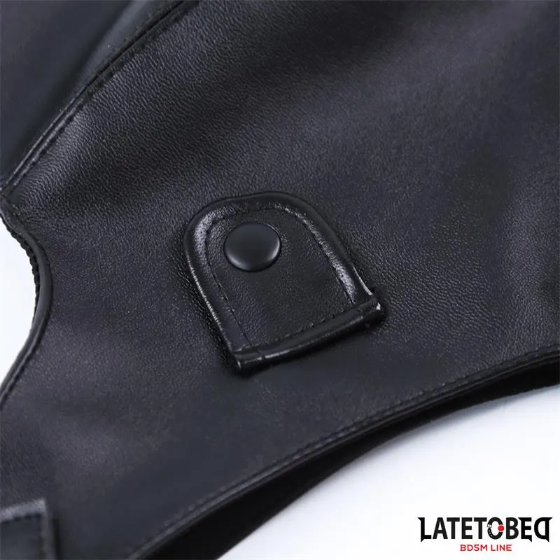 Capucha Negra Talla Única · LATETOBED BDSM LINE · Máscaras, Antifaces y Mordazas — photo 4