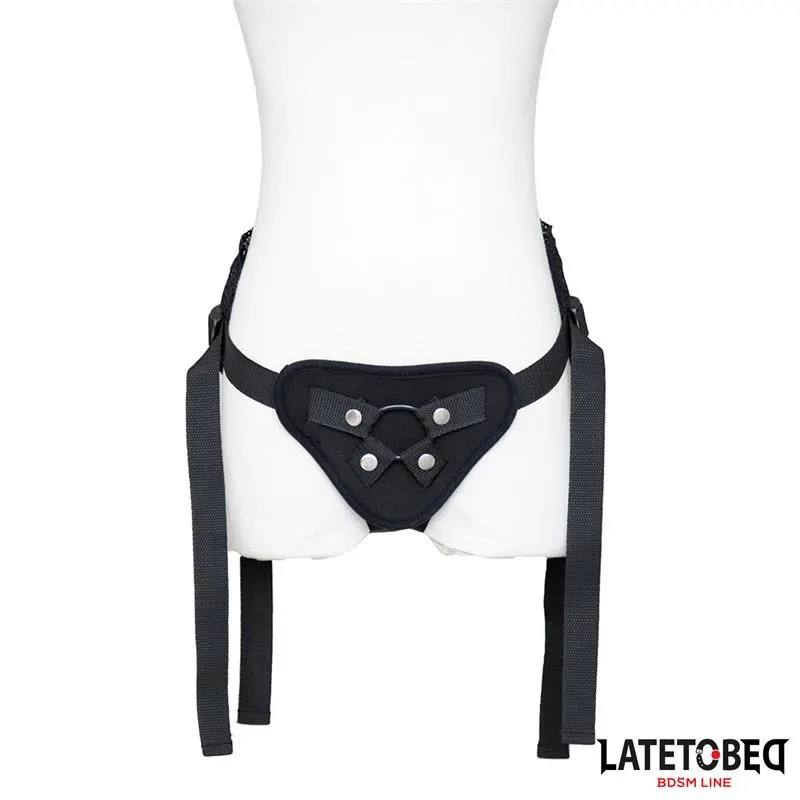 Arnés Strap On Encaje con Anillo Silicona Ajustable · LATETOBED BDSM LINE · Anillos para el Pene