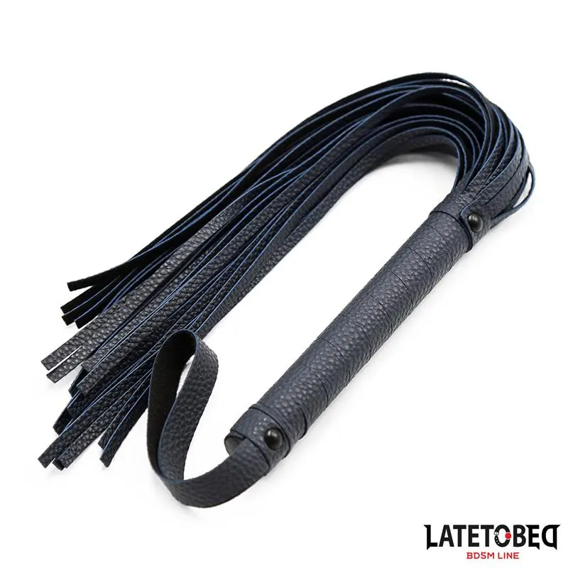 Flogger Azul Oscuro 43.5cm · LATETOBED BDSM LINE · Spanking y Azotes — photo 2