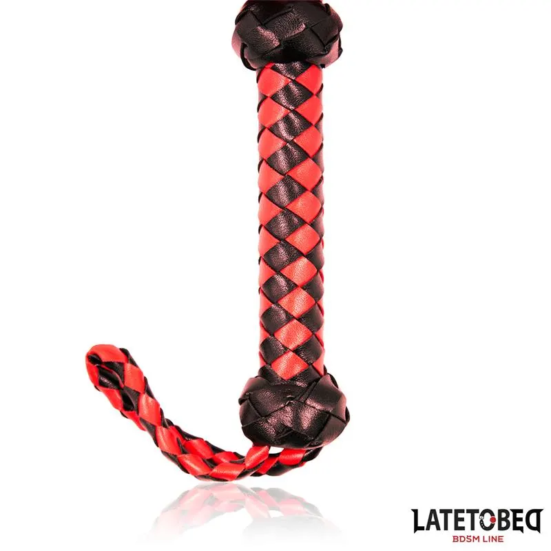 Flogger Rojo y Negro  50cm · LATETOBED BDSM LINE · Spanking y Azotes — photo 3