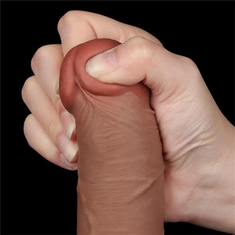 Dildo con Piel Retractil 8 Bronceado · LOVETOY · Dildos — Foto 8