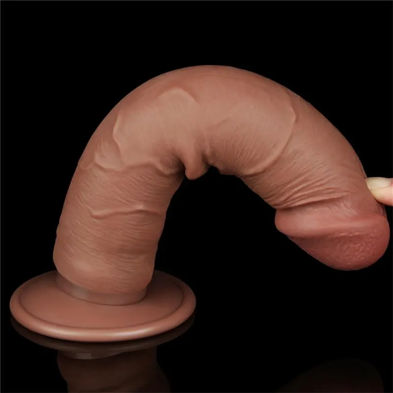Dildo con Piel Retractil 8 Bronceado · LOVETOY · Dildos — Foto 10