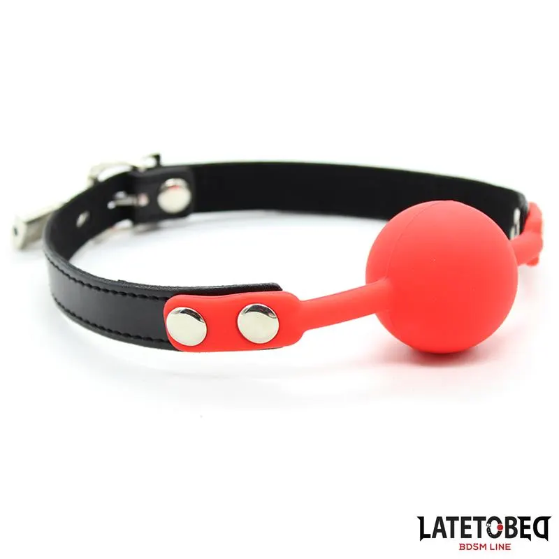 Mordaza Silicona con Candado Rojo · LATETOBED BDSM LINE · Máscaras, Antifaces y Mordazas