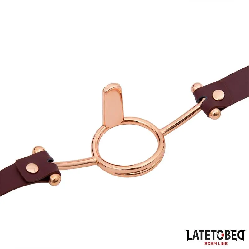 Mordaza Anilla Cuero · LATETOBED BDSM LINE · Máscaras, Antifaces y Mordazas — Foto 4