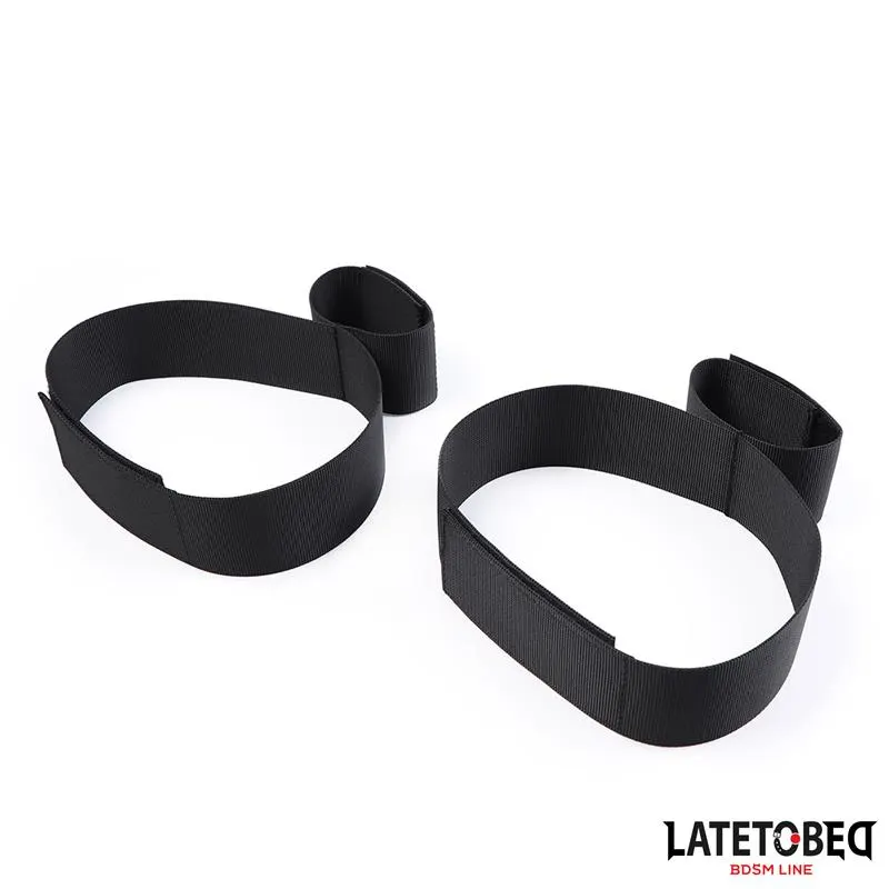 Restricciones de Manos y Muslos Nylon · LATETOBED BDSM LINE · Esposas y Ataduras