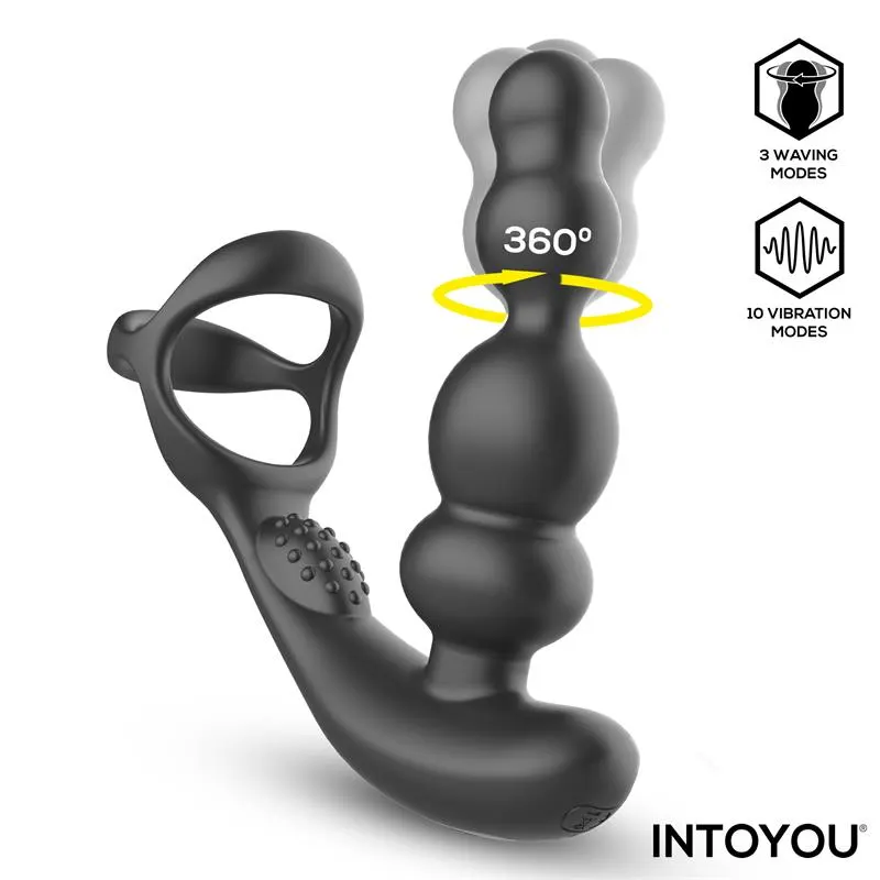 Klark Plug Anal Oscilante con Vibración y Control Remoto · INTOYOU · Anal — photo 3