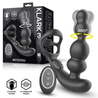 Klark Plug Anal Oscilante con Vibración y Control Remoto · INTOYOU · Anal