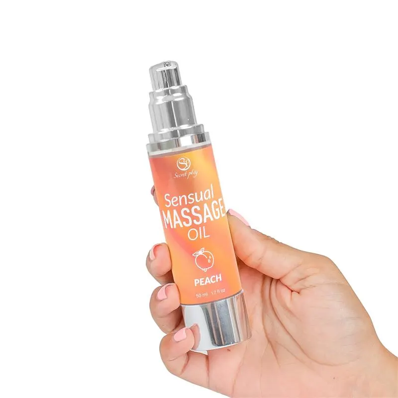 Aceite de Masaje Sensual Melocotón 50 ml. · SECRET PLAY · Cuidado Íntimo y Masaje — Foto 3