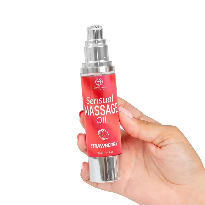 Aceite de Masaje Sensual Fresa 50ml · SECRET PLAY · Cuidado Íntimo y Masaje — photo 3