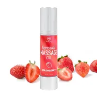 Aceite de Masaje Sensual Fresa 50ml · SECRET PLAY · Cuidado Íntimo y Masaje