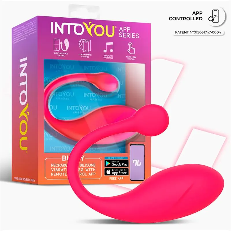 Bulby Huevo Vibrador con APP Rosa Intenso · INTOYOU APP SERIES · Huevos y Balas Vibradoras — Foto 2