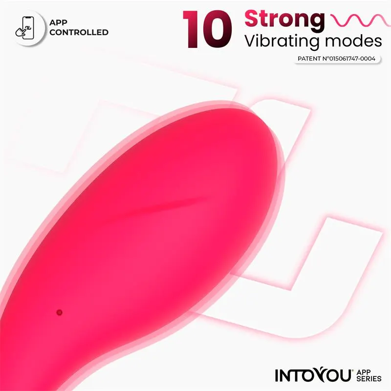 Bulby Huevo Vibrador con APP Rosa Intenso · INTOYOU APP SERIES · Huevos y Balas Vibradoras — Foto 4