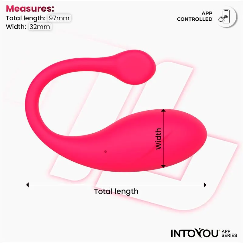 Bulby Huevo Vibrador con APP Rosa Intenso · INTOYOU APP SERIES · Huevos y Balas Vibradoras — Foto 9