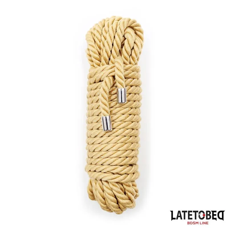 Cuerda de Bondage Detalles Metálicos 10m · LATETOBED BDSM LINE · Esposas y Ataduras — Foto 2