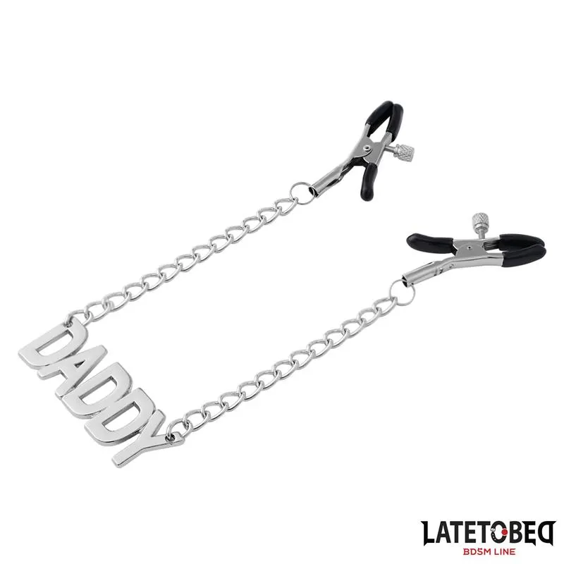 Pinzas para Pezones Cadena Daddy · LATETOBED BDSM LINE · Pinzas y Pezoneras — photo 4