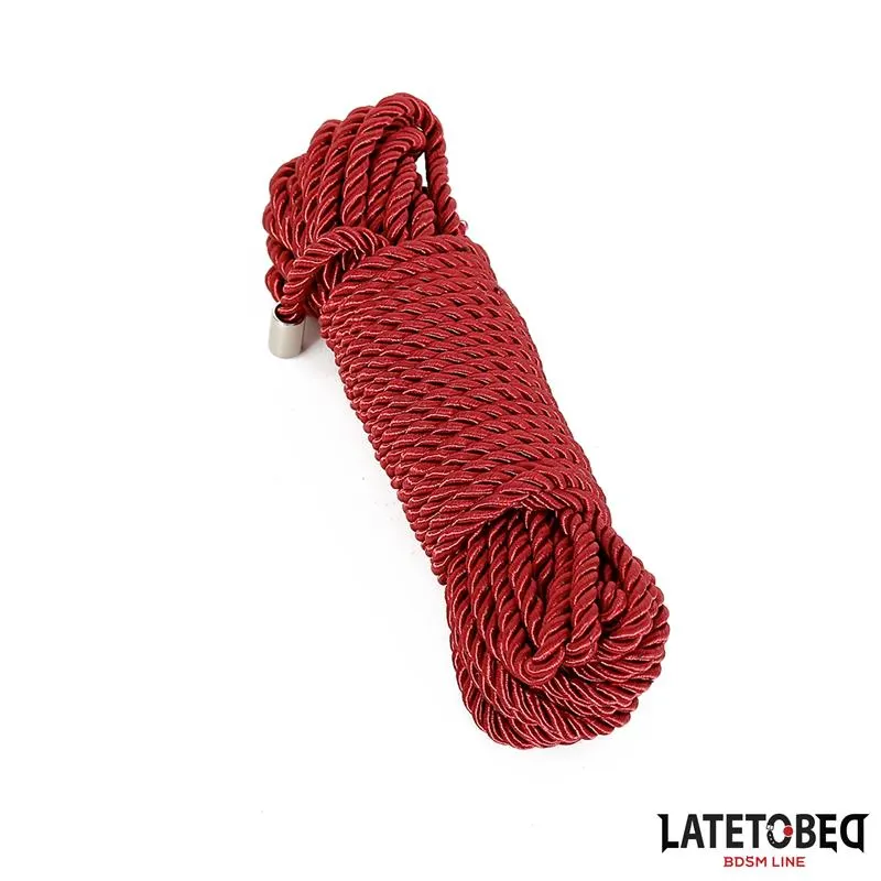 Cuerda de Bondage 10m Granate · LATETOBED BDSM LINE · Esposas y Ataduras