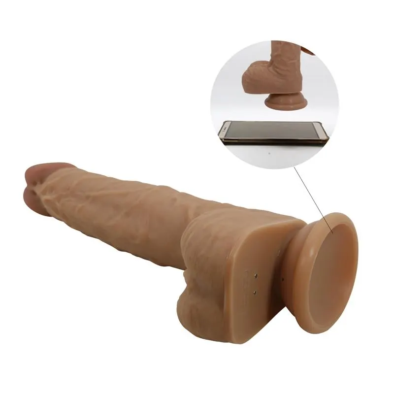 Jonathan Dildo con Vibración y Empuje Control Remoro · PRETTYLOVE · Dildos — Foto 5
