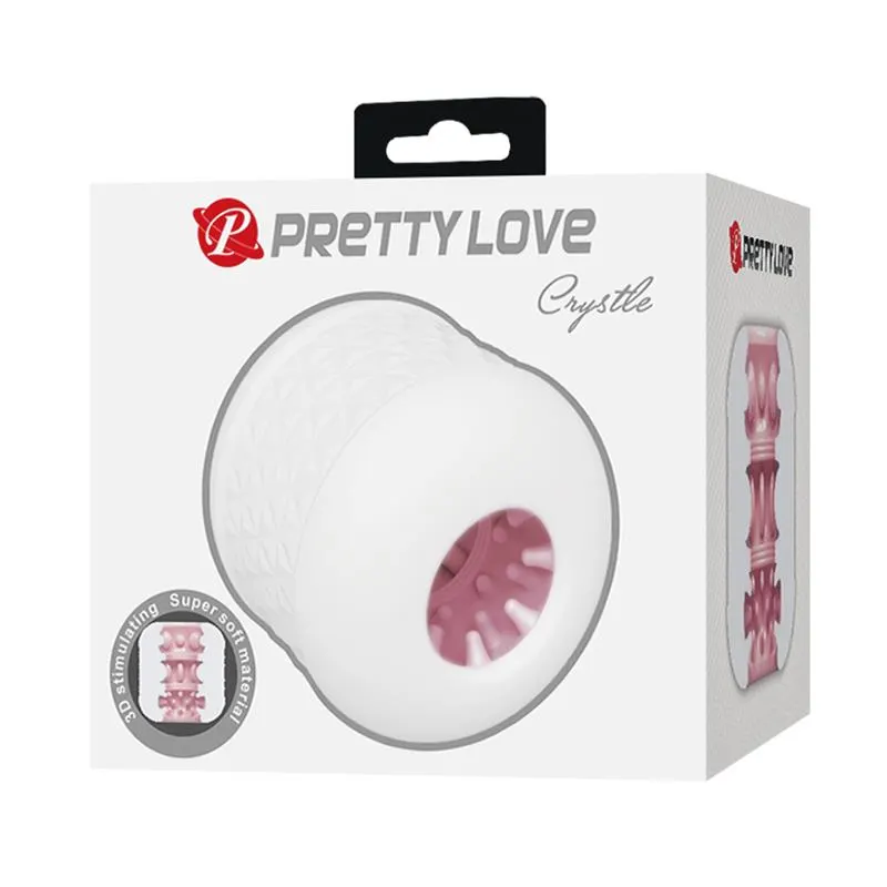 Crystle Masturbador Doble Entrada Blanco · PRETTYLOVE · Masturbadores Él — Foto 8