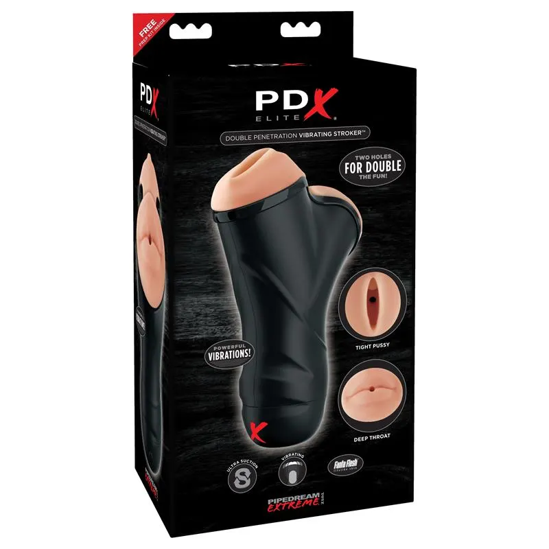 PDX Elite Masturbador de Doble Penetración Vibrador · PDX ELITE · Accesorios y Sets — photo 3