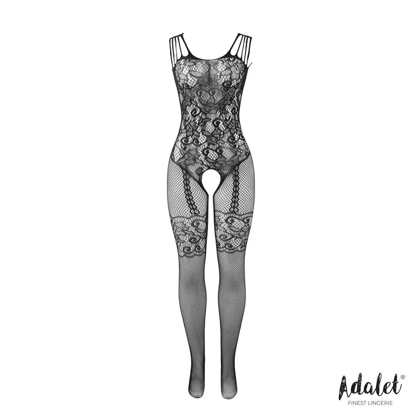 Lana Bodystocking Entrepierna Abierta y Patrón Floral · S/M · ADALET LINGERIE · Conjuntos y Bodies — photo 3