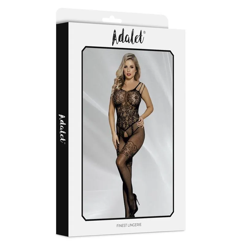 Lana Bodystocking Entrepierna Abierta y Patrón Floral · S/M · ADALET LINGERIE · Conjuntos y Bodies — photo 4