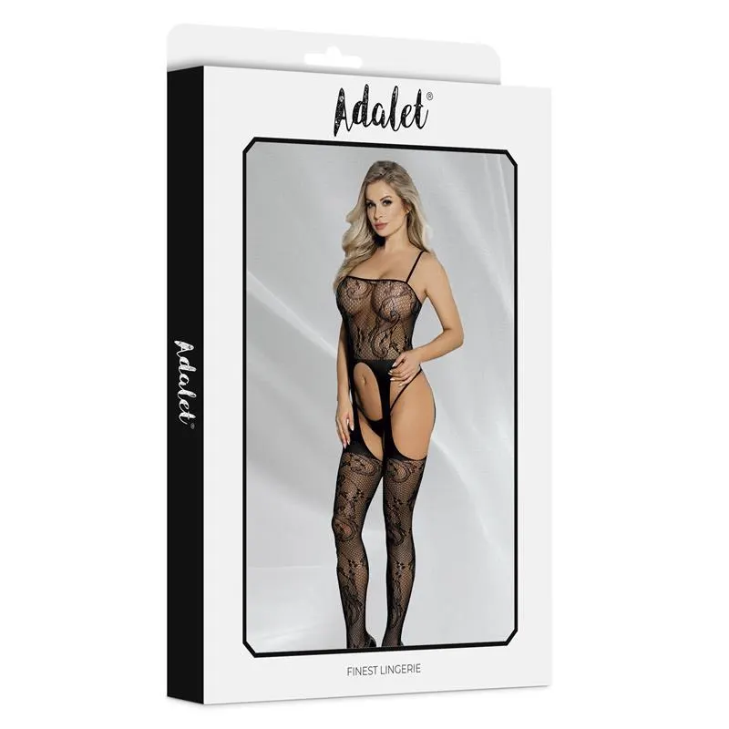 Lilly Bodystocking con Liguero Abierto · S/M · ADALET LINGERIE · Conjuntos y Bodies — photo 4