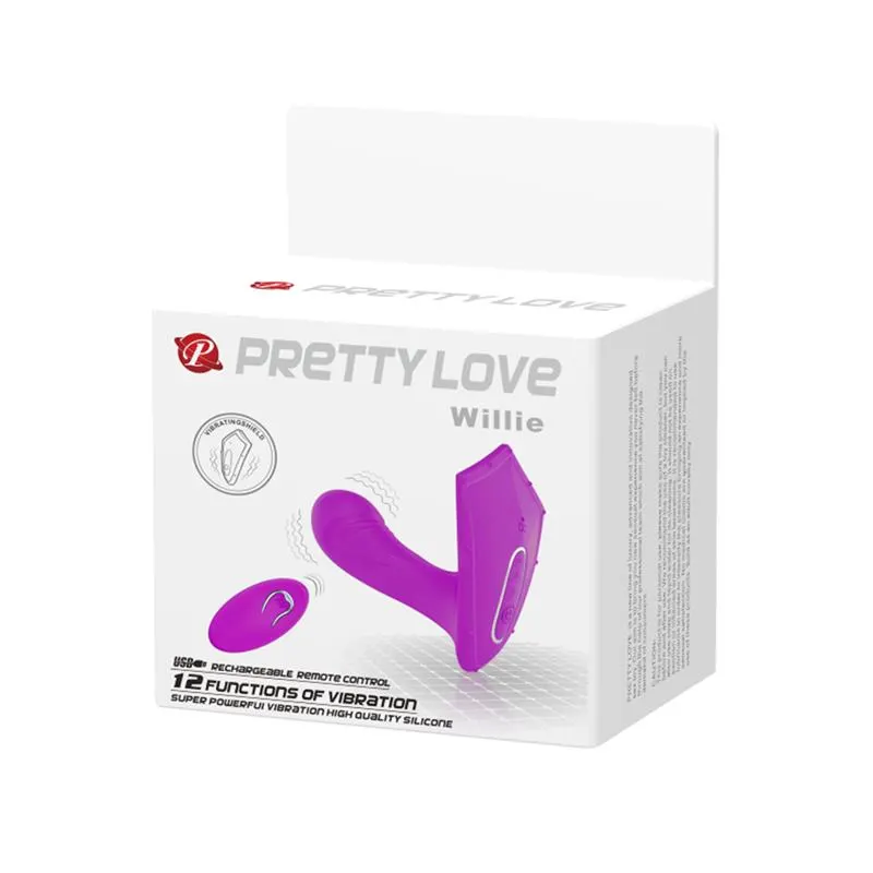 Willie Estimulador con Control Remoto Rosa · PRETTYLOVE · Estimuladores de Clítoris — Foto 11