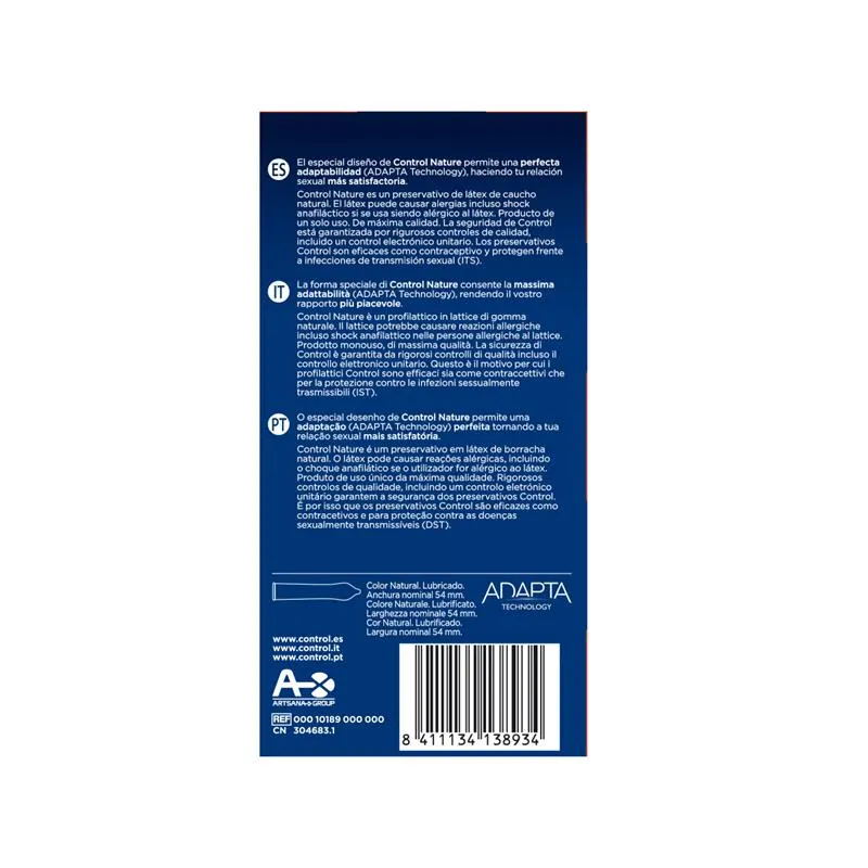 Nature 24 uds · CONTROL · Lubricantes — Foto 4