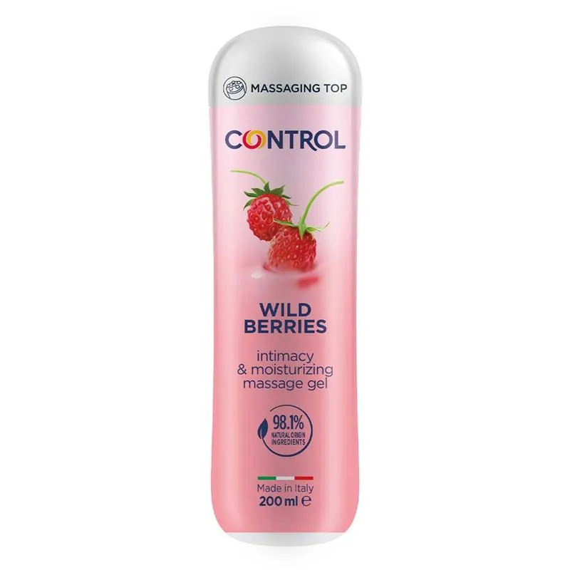 Gel de Masaje Wild Berries 200 ml · CONTROL · Cuidado Íntimo y Masaje
