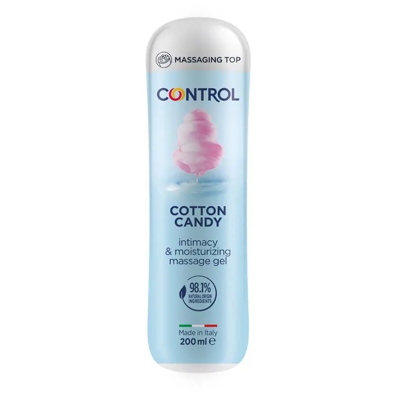 Gel de Masaje Cotton Candy 200 ml · CONTROL · Cuidado Íntimo y Masaje