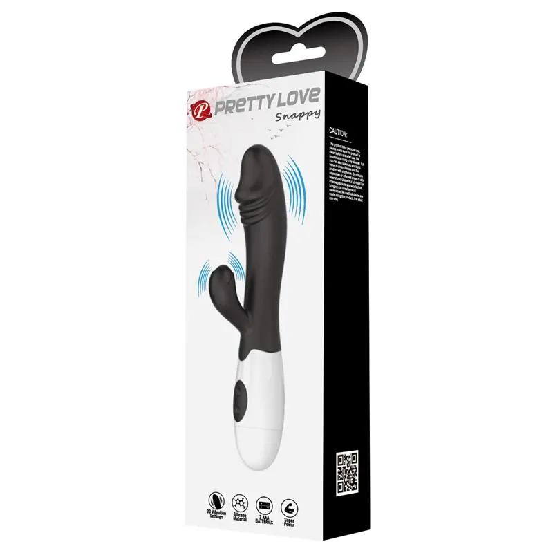 Vibrador Snappy 30 funciones Negro · PRETTYLOVE · Vibradores — Foto 10