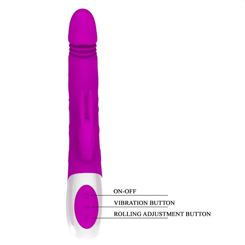 Vibrador con Bolas Rolling y Movimiento Up and Down Adrian · PRETTYLOVE · Vibradores — photo 6