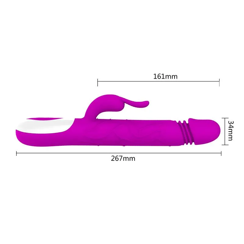 Vibrador con Bolas Rolling y Movimiento Up and Down Adrian · PRETTYLOVE · Vibradores — photo 8