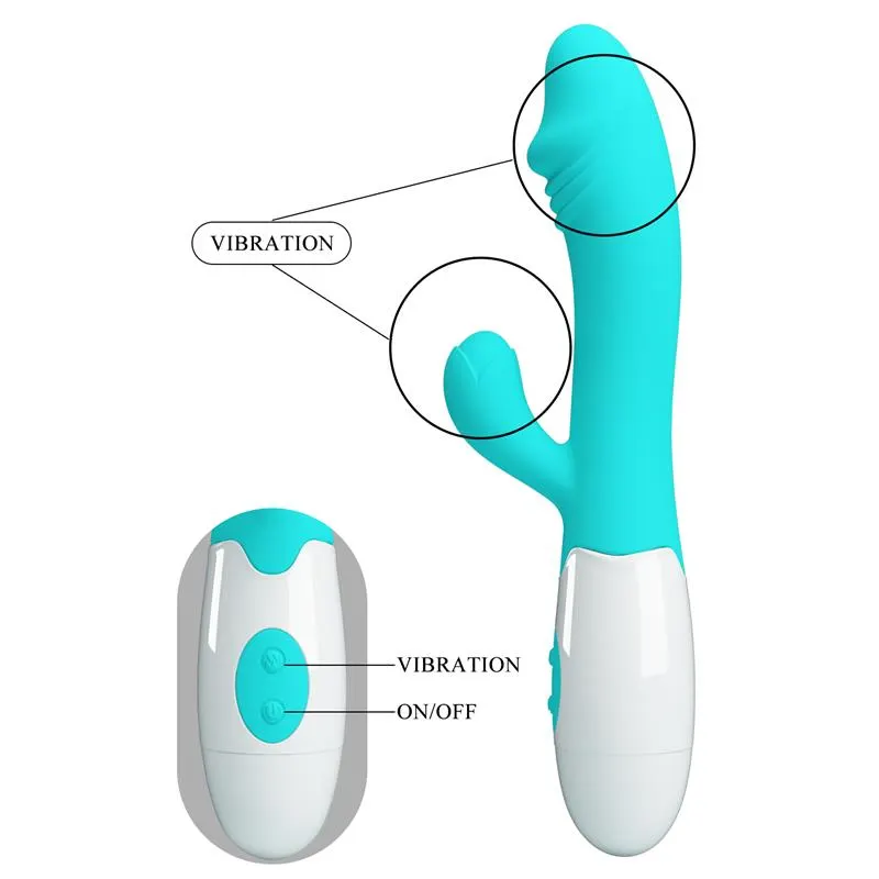 Vibrador Snappy 30 funciones Azul · PRETTYLOVE · Vibradores — Foto 8
