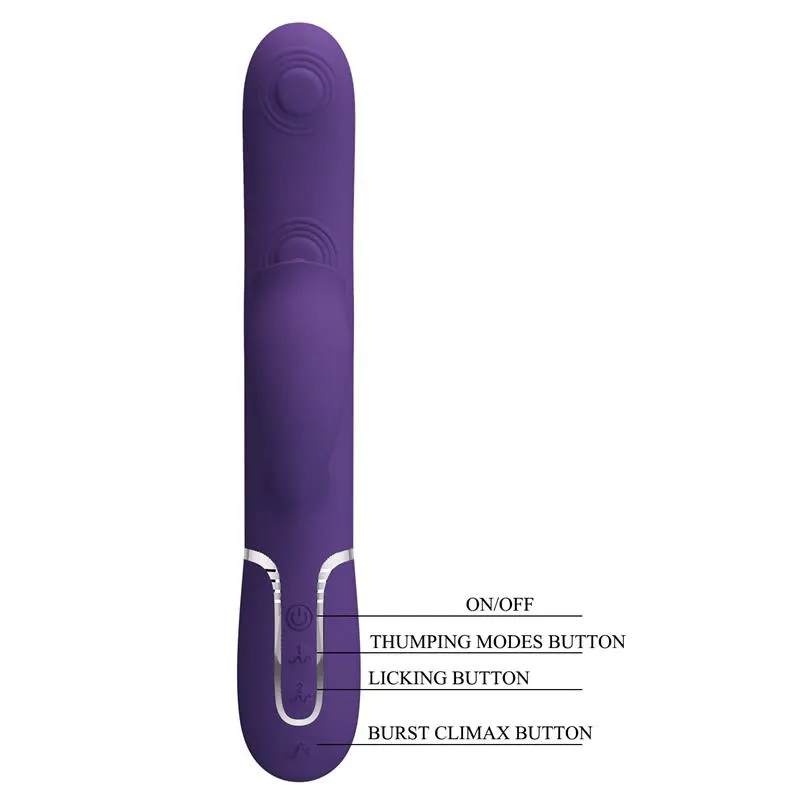 Gigi Vibrador con Licking y Thumping · PRETTYLOVE · Vibradores — Foto 7
