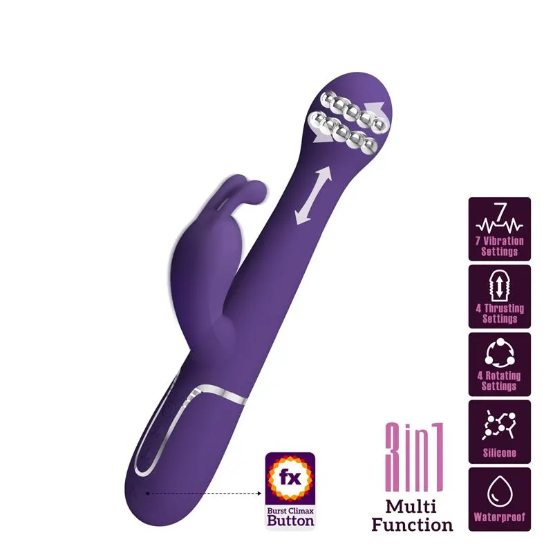 Dejon Vibrador con Thursting y Rotación Twinkled · PRETTYLOVE · Vibradores