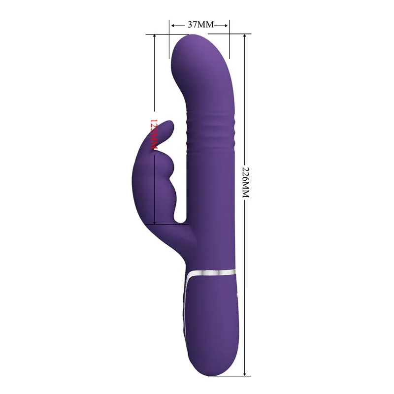 Coale Vibrador con Thursting y Bolas Rotatorias · PRETTYLOVE · Vibradores — Foto 9