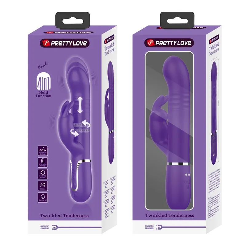 Coale Vibrador con Thursting y Bolas Rotatorias · PRETTYLOVE · Vibradores — Foto 10