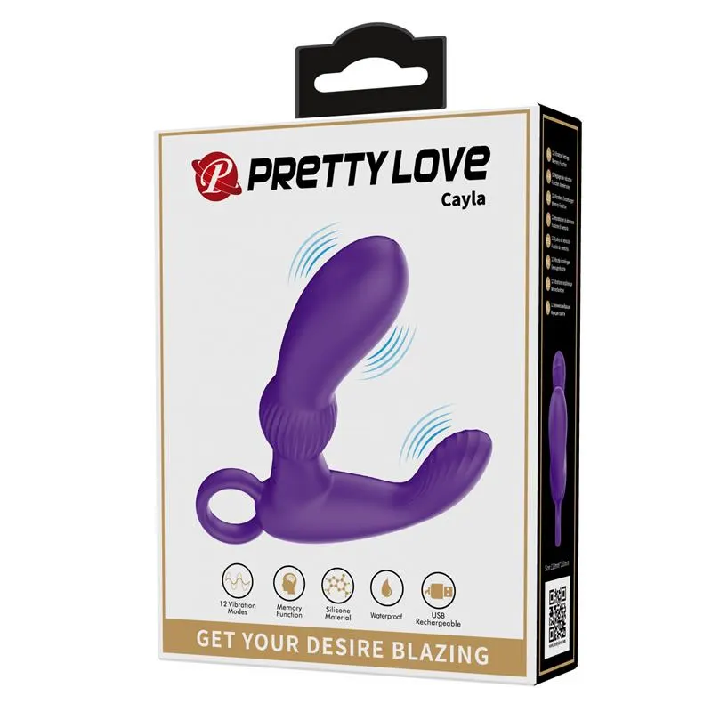 Masajeador Prostatico Cayla Rosa · PRETTYLOVE · Anal — photo 10
