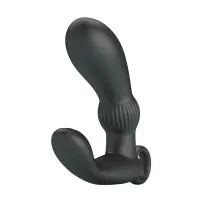 Masajeador Prostatico Cayla Negro · PRETTYLOVE · Anal
