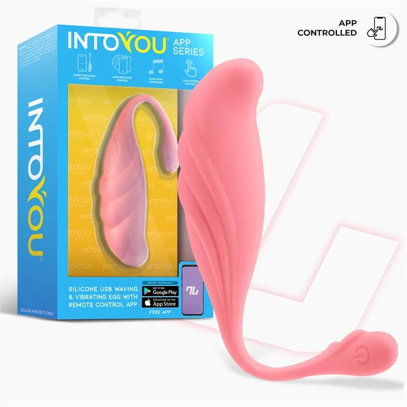 Huevo Vibrador con Movimiento Waving con APP USB · INTOYOU APP SERIES · Huevos y Balas Vibradoras — Foto 2