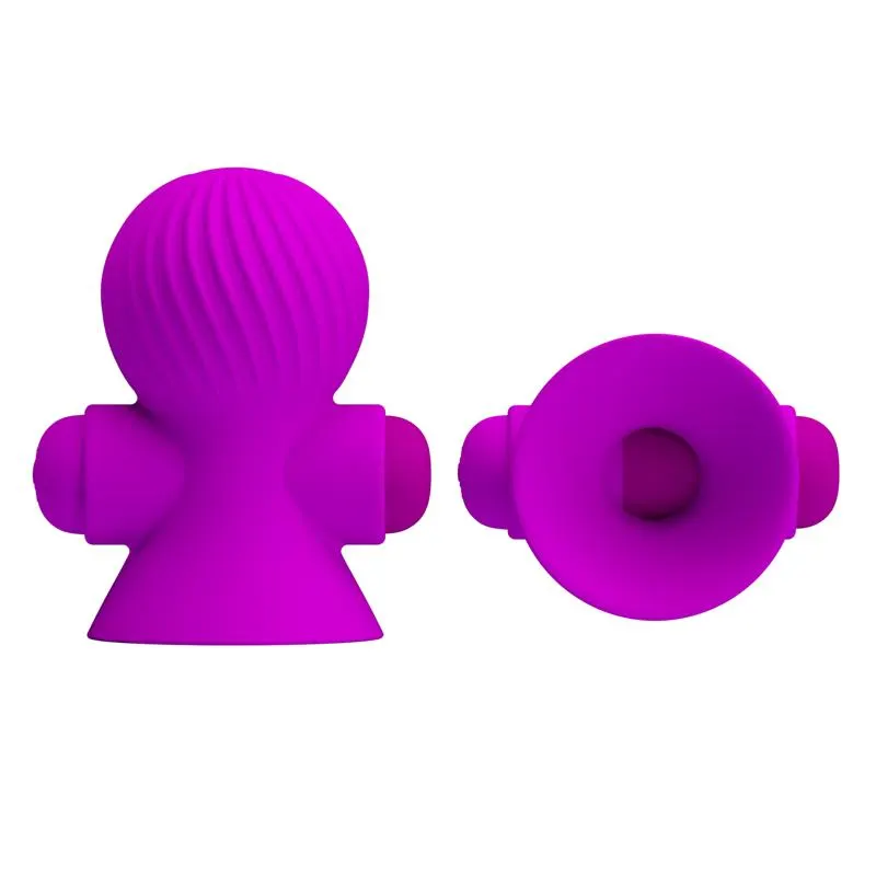 Funda para los Pezones con Vibración Rosa · PRETTYLOVE · Estimuladores de Clítoris — Foto 2