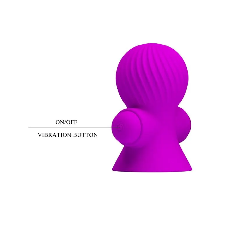 Funda para los Pezones con Vibración Rosa · PRETTYLOVE · Estimuladores de Clítoris — Foto 5
