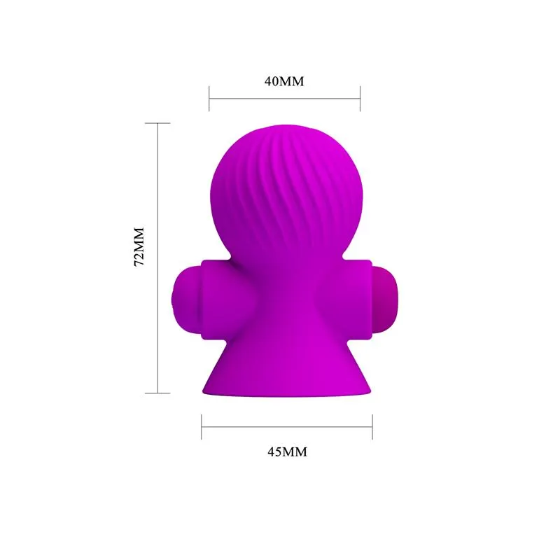 Funda para los Pezones con Vibración Rosa · PRETTYLOVE · Estimuladores de Clítoris — Foto 7