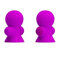 Funda para los Pezones con Vibración Rosa · PRETTYLOVE · Estimuladores de Clítoris