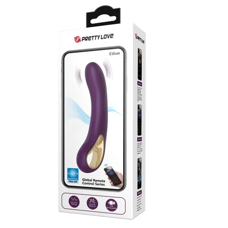 Ethan Vibrador con APP Púrpura · PRETTYLOVE · Vibradores — Foto 18