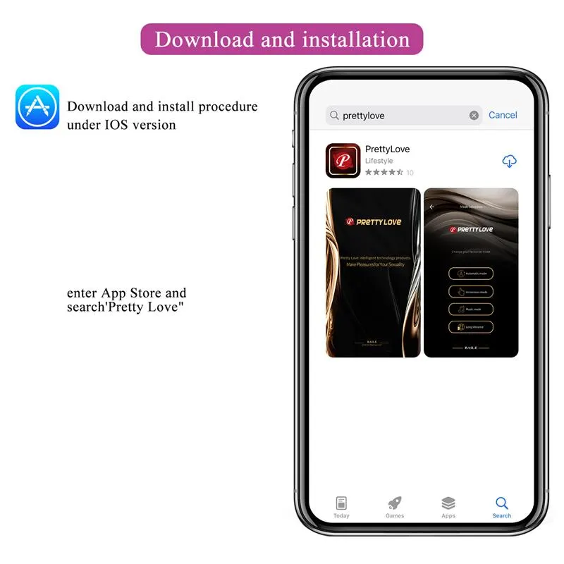 Ethan Vibrador con APP Púrpura · PRETTYLOVE · Vibradores — Foto 7