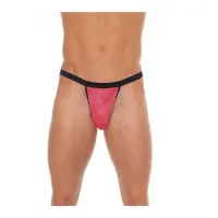 Tanga Rojo y Negro Talla Única · AMORABLE · Tangas y Braguitas