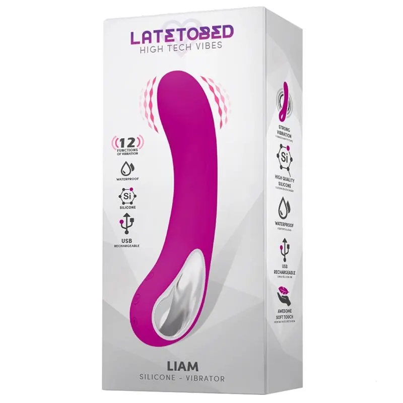 Liam Vibrador USB Silicona · LATETOBED · Vibradores — Foto 2