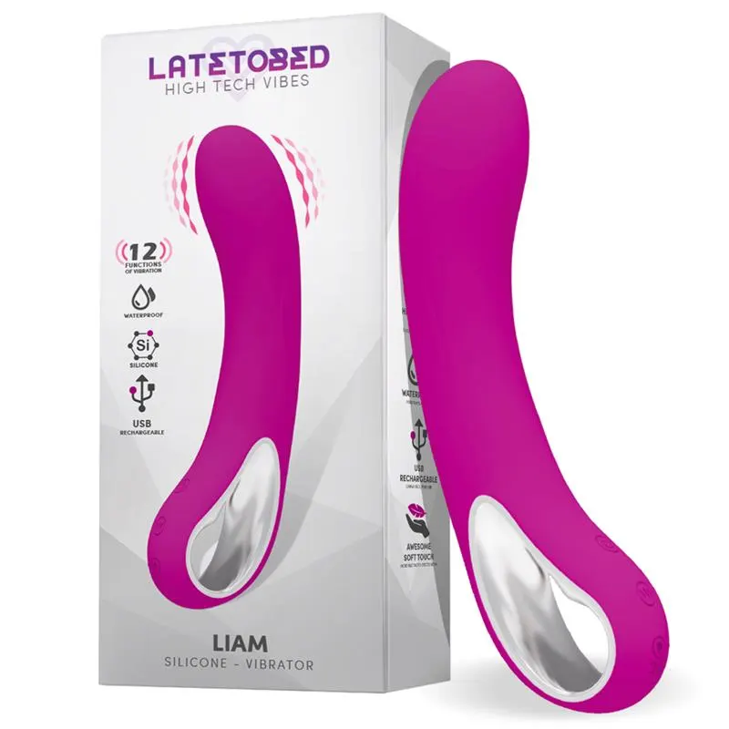 Liam Vibrador USB Silicona · LATETOBED · Vibradores